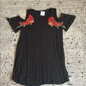 Hippie Chic Cold Shoulder Dress